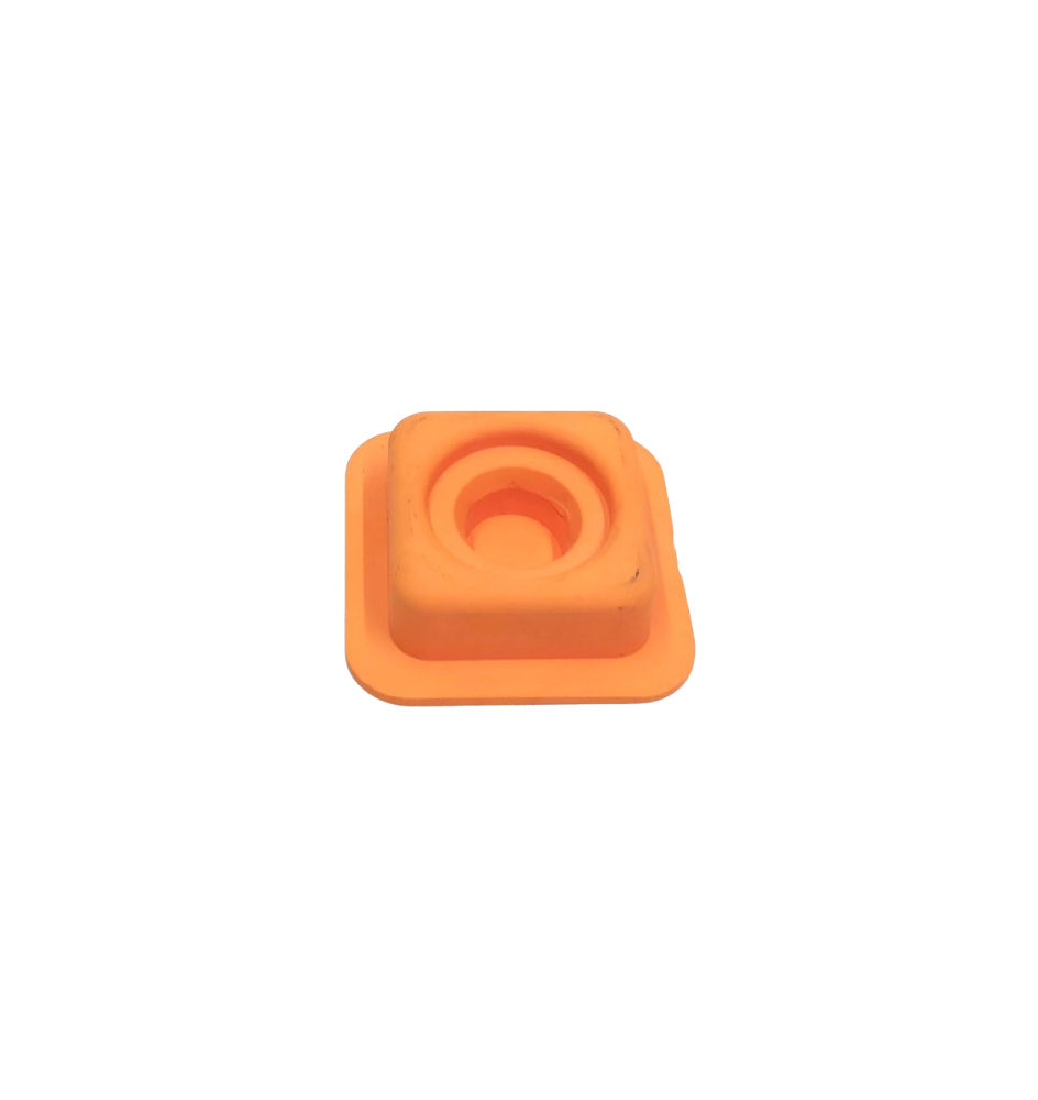 Orangefarbene Schutzkappe für Tesla-Batteriebolzen