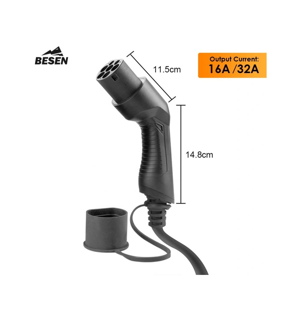 Enchufe tipo 2 para cargador de vehículos eléctricos