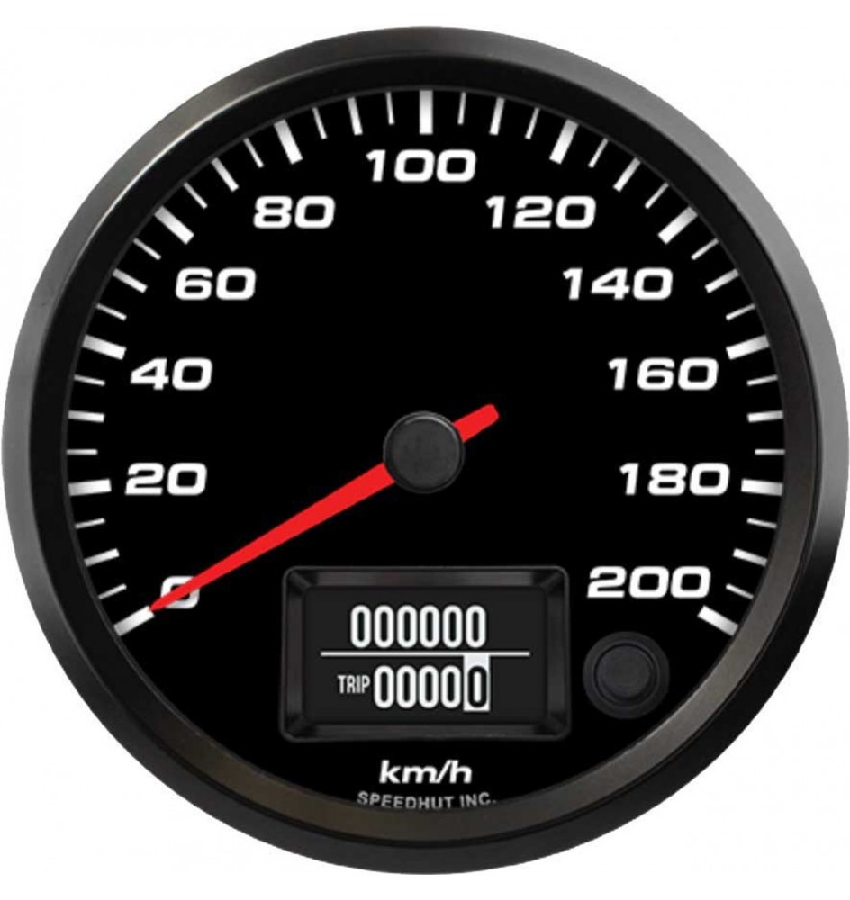 EV Speedometer Gauge 200 km/h 100mm (4")