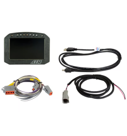 Pantalla plana de carbono AEM CD-5F sin registro ni GPS