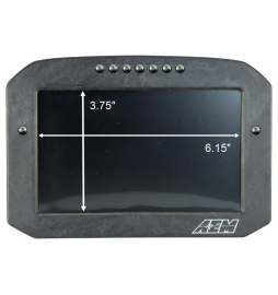 AEM CD-7F Carbon Flat Panel Non-Logging/ Non-GPS-scherm