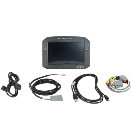 AEM CD-7FL Carbon Flat Panel Logging Display