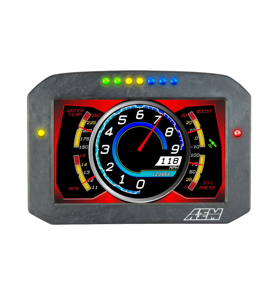 AEM CD-7FG Carbon Flat Panel Non-Logging Display