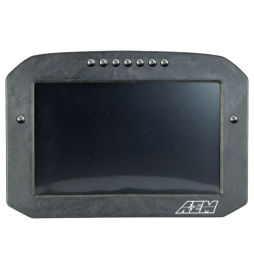 Display di registrazione a pannello piatto in carbonio AEM CD-7FLG con GPS interno