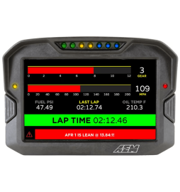 Pantalla sin registro/sin GPS AEM CD-7 Carbon