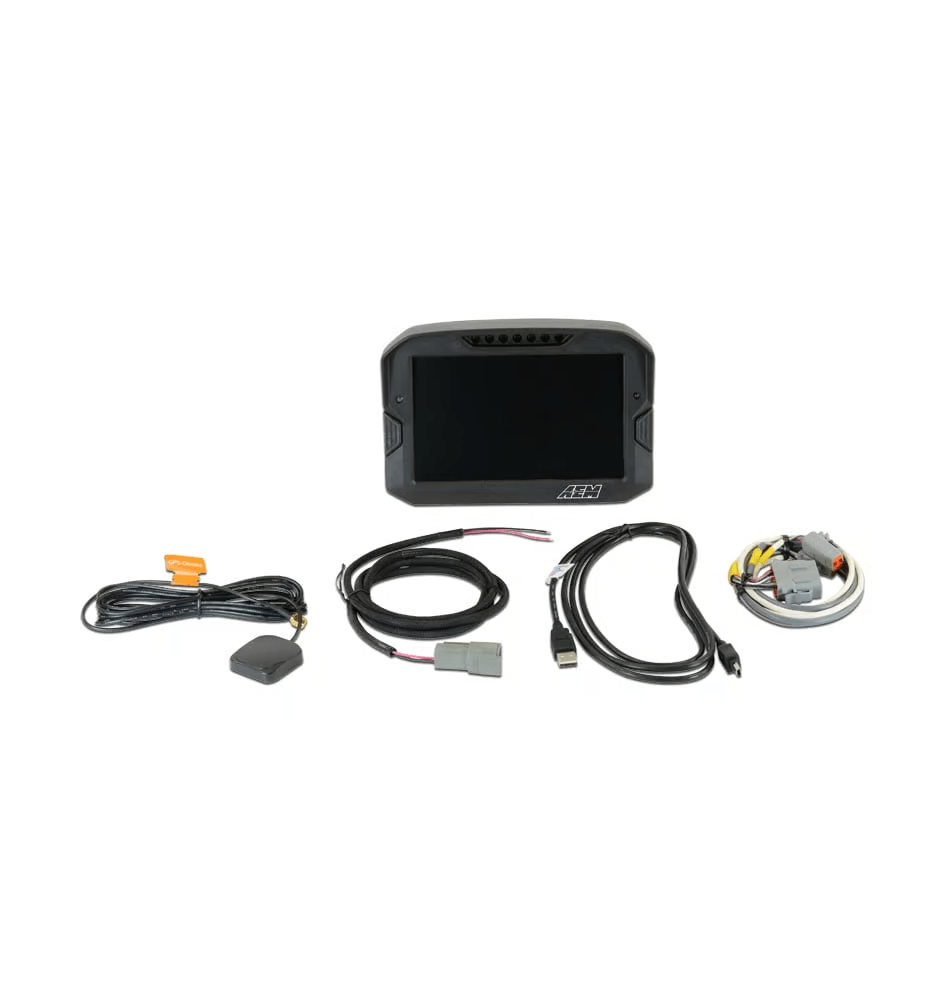 AEM CD-7G Carbon Non-Logging Display with Internal GPS