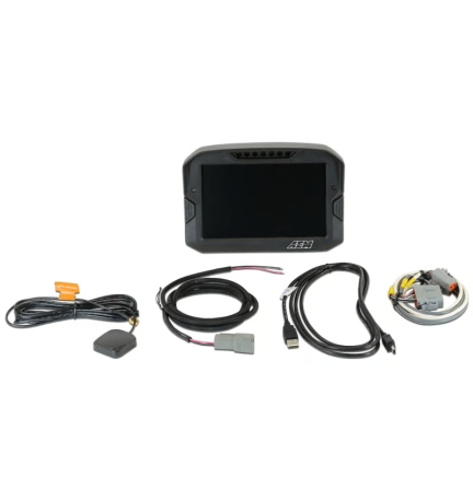 Pantalla sin registro AEM CD-7G Carbon con GPS interno