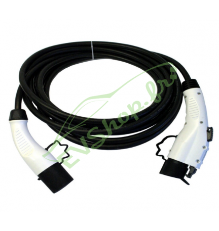 Cable de carga de 32 A monofásico tipo 1 a tipo 2 EV